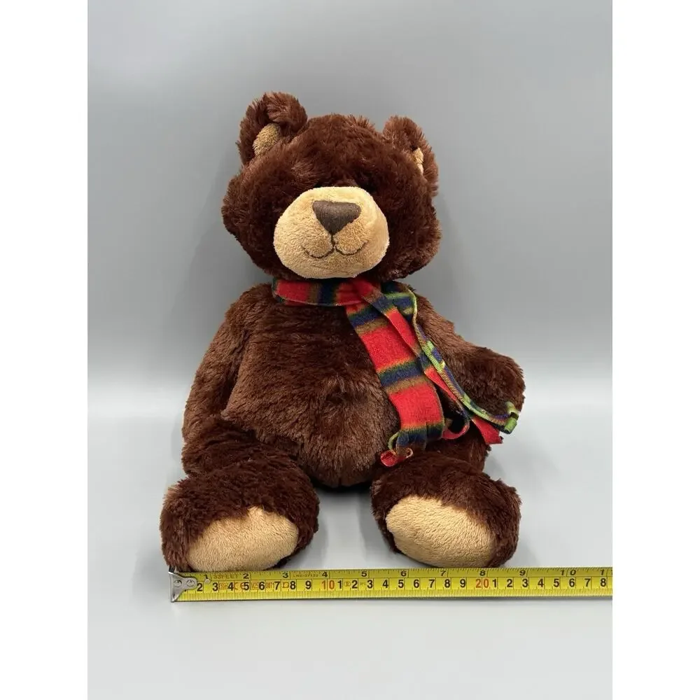 Ganz Winter Grizzby Bear Plush HX10490 Brown Stuffed Animal 16”